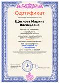 Сертификат о размещении в социальной сети nsportal.ru свое электронное портфолио 
